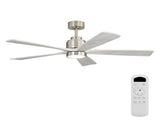 52 Inch Ultra Quiet Reversible Ceiling Fan with Light - Dimmable LED, Memory & Timer for Large Room W934P414051
