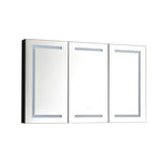 ZUN LED Mirror Medicine Cabinet with Lights, Dimmer, Defogger, Clock, Temp Display W1272P144058