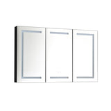 ZUN 48"X30" LED Mirror Medicine Cabinet with Lights,Dimmer,Defogger,Clock,Temp Display and USB W92860261