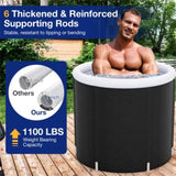 32" x 29.5" Outdoor Tub with Lid 37736194