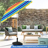 6.5 Feet Beach Umbrella - Multicolor 54266523
