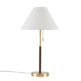 Two Tone Pull-chain Table Lamp B035122355