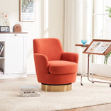 Teddy Swivel Barrel Chair, Swivel Accent Chairs Armchair for Living Room, Reading Chairs for Bedroom W1361P172477