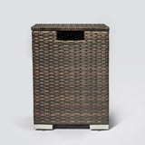 Rattan Propane Tank Cover Gas Bottle Cover Outdoor Wicker Gas Cylinder Cover W85335467