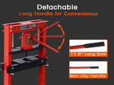 Hydraulic Shop Press ,12-Ton Capacity , Floor Mount ,with Press Plates, H-Frame Garage Floor Press, W46566967
