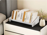Desktop Bookshelf,Wooden Tilting Bookcase Small Desktop Bookshelf Organizer for Magazines 22303747