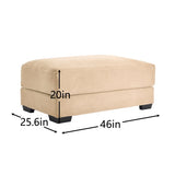 28 Ottoman Corduroy- Camel W714P312654