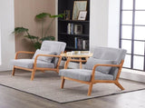 Mid-Century Modern Accent Chair, Arm Chair Living Room Chairs Pillow Upholstered Reading Chair 00018023