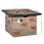 ZUN Fire Pit Table 73062067