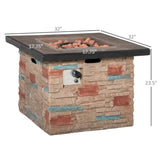 ZUN Fire Pit Table 73062067