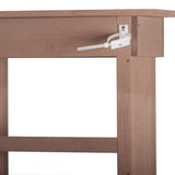 ZUN Garden Potting Bench Table, Rustic and Sleek Design with Multiple Drawers and 69749146