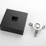 Freestanding Bathtub Faucet Tub Filler Matte Black Floor Mount Bathroom Faucets Brass Single Handle TH-F5506MB