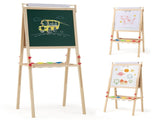 3-in-1 Art Easel Adjustable Double-sided Easel with 4 Paint Cups 93440309