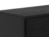 73 inch Fireplace TV Stand for TVs up to 85 inches, Black Finish B108P255362