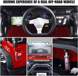 48.4" Ride On Car for Kids, Battery Powered Electric Car with 2 Seats, Remote Control, 14" 17457915