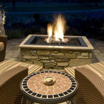 ZUN 36" x 36" Square Fire Pit Ring 67317883