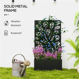 ZUN Garden Bed、 Galvanized Planter,Garden Bed with Privacy Pan 85027847