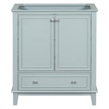 30" Bathroom Vanity without Sink, Base Only, Multi-functional Bathroom Cabinet with Doors and WF306250AAC