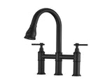 Bridge Kitchen Faucet with Pull-Down Sprayhead in Spot W1932P171697