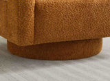29.13" W Square Swivel Accent Chair, Modern Rotating Arm Chair with Open Back,360 Degree Rotation, W3188P280197
