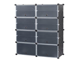 7-Tier Portable 28 Pair Shoe Rack Organizer 14 Grids Tower Shelf Storage Cabinet Stand Expandable 95502788