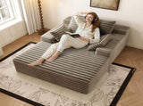 Chaise Lounge Chair Indoor, Oversized Upholstered Sofa Bed, Sleeper Couch Reading Chairs Fluffy W2824P309019