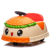 12V Kids Ride On Electric Bumper Car W/Parents Control,Cute&Realistic Hamburger Design,360 Degree W1578P299386