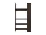 Bookcase, 5 Shelves, Dark Walnut B097P369421