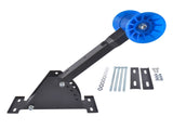 Adjustable Boat Trailer Winch Stand with Blue Roller - Universal Winch Mount Post for 3" to 4" Wide 03361391