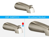Shower System with Tub Spout Rain Shower Tub Set, High Pressure Dual 2 in 1 Shower Combo Faucet with W121946402