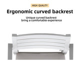 Outdoor Patio Aluminum Stationary Dining Chairs 4PCS with Outdoor-grade Sunbrella Fabric Cushions, W1886P163409