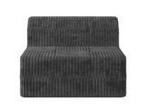 Single seat sofa Compressed Sectional Sofa Modern Minimalist Style Corduroy Couch, Sleeper Sofa for W487P230475