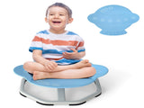 Light blue children's sensory rotating chair 360 &deg rotation, 220 pound capacity, planetary 95774985