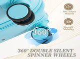 3 in 1 20"/24"/28" 3 pcs/set in ABS Spinner Wheel Luggage, Carry on Suitcase, Matching Color, 24388284