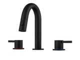 8-Inch Widespread Lavatory Faucet, 2-Handle 3-Hole with Pop-Up Drain and 360&deg Pull-Down Sprayer, 20847102