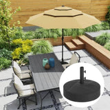 Black Heavy Duty Outdoor Umbrella Stand Base with Stand 01918130