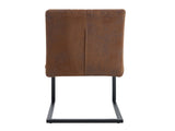 4 Ergonomic Brown Technology Fabric Dining Chairs, Perfectly Blending Comfort And Simplicity. A Box W1512P414471