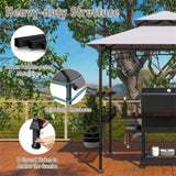 ZUN 8 x 5 FT Outdoor Grill Gazebo 43874845