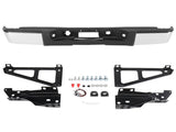 Pickup Rear Bumper Chevrolet Silverado 1500 2007-2013-Silver/Steel/No Hole 45249194