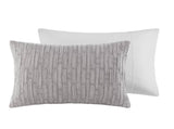 3 Pc solid soft bedding set modern style King/Cal King 100% cotton all season sheets-Charcoal sateen B035P309787