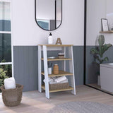 St. Clair Linen Cabinet, Two Interior Shelves, Two Open Shelves, Single Door B200P188853