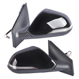 2Pcs Front Mirrors Left & Right w/ Signal Light Blind Spot Non-Heated for Hyundai Sonata 2018-2019 96067911