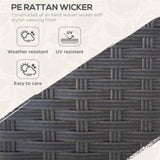 Rattan Three-Seat Sofa 48648870
