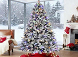 7.5ft Flocked Christmas Tree 66544796
