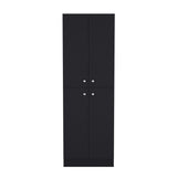 Lynch Kitchen Pantry Storage Cabinet 71" Height, With 4 Doors, 5 Adjustable Shelves, Freestanding B070P188841