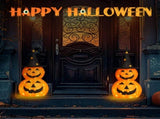 2-Pack 3 ft Lighted Pop-Up Pumpkin Halloween Decorations with Witch Hats 150 LEDs Total, Orange 88964157