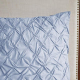 8 Piece Cotton Printed Comforter Set Blue King B03597239