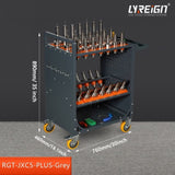 grey Tool Cart CNC Tool Cart CAT40 tool trolley BT40 cnc tool holder CNC machine tool service W2612P295402