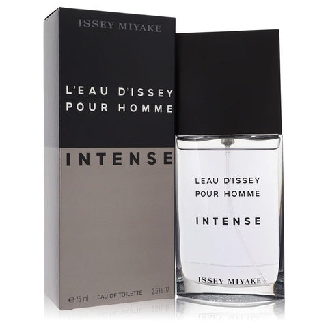 L'eau D'Issey Pour Homme Intense by Issey Miyake Eau De Toilette Spray 2.5 oz for Men FX-460496