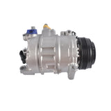 A/C Compressor w/ 4-Groove Clutch Replacement for BMW 550i 650i 750i 750Li M5 M6 X1 X3 X4 X5 X6 27712281
